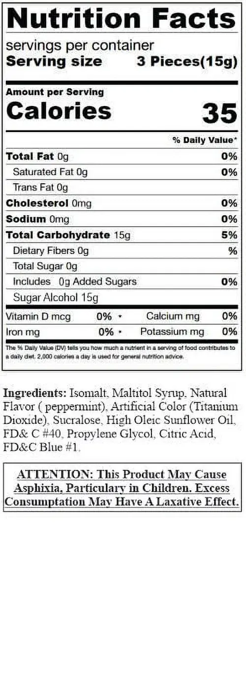 SweetGourmet Sugar-Free Peppermint Starlights, Naturally Flavored, 2 Pounds thumbnail 3