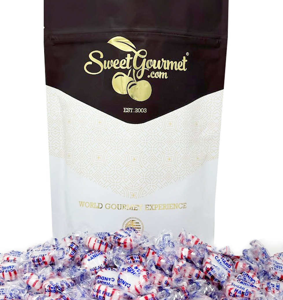 SweetGourmet Sugar-Free Peppermint Starlights, Naturally Flavored, 2 Pounds thumbnail 4