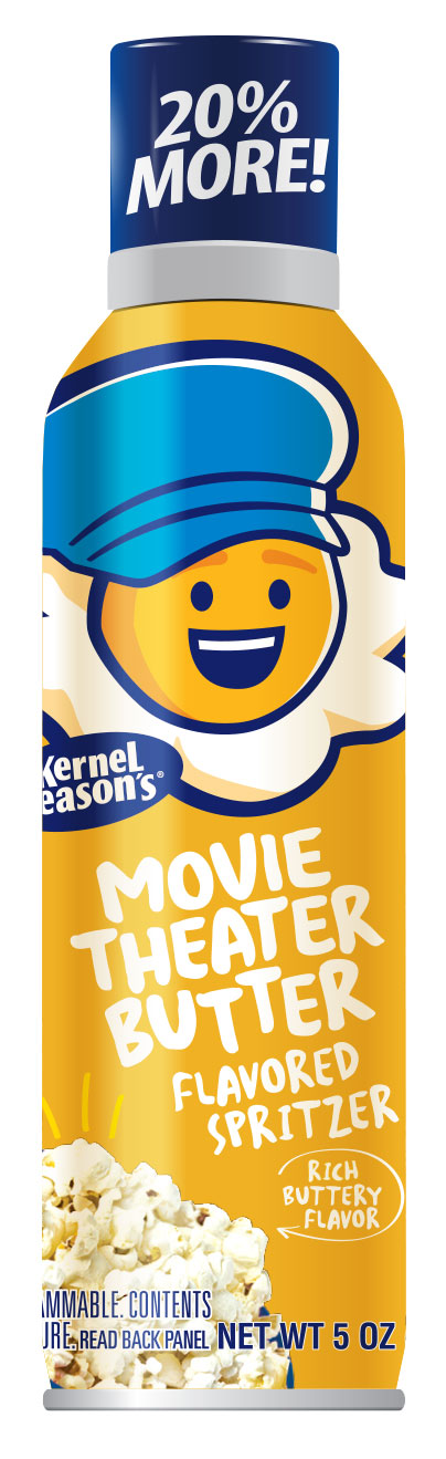 Kernel Season's Brand Movie Theater Butter Popcorn Topping Spritzer, 5 oz Bottle Spray