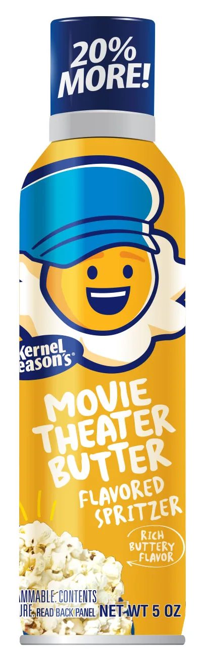 Kernel Season's Brand Movie Theater Butter Popcorn Topping Spritzer, 5 oz Bottle Spray
