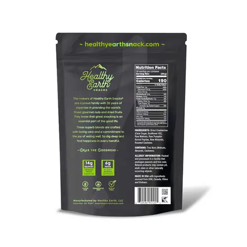 Mixed Nuts Unsalted | Trail Mix | Trail Mix without Peanuts | Sugar Free Snacks | Gourmet Snacks, Protein Snacks, Gluten Free, N thumbnail 3