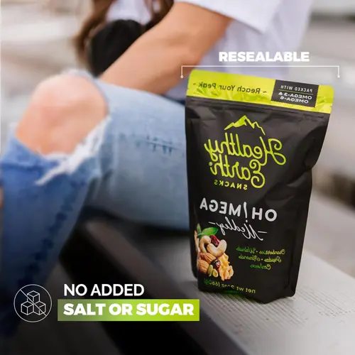 Mixed Nuts Unsalted | Trail Mix | Trail Mix without Peanuts | Sugar Free Snacks | Gourmet Snacks, Protein Snacks, Gluten Free, N thumbnail 4