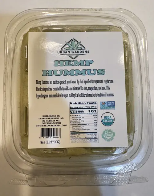 Urban gardens hemp hummus 8oz