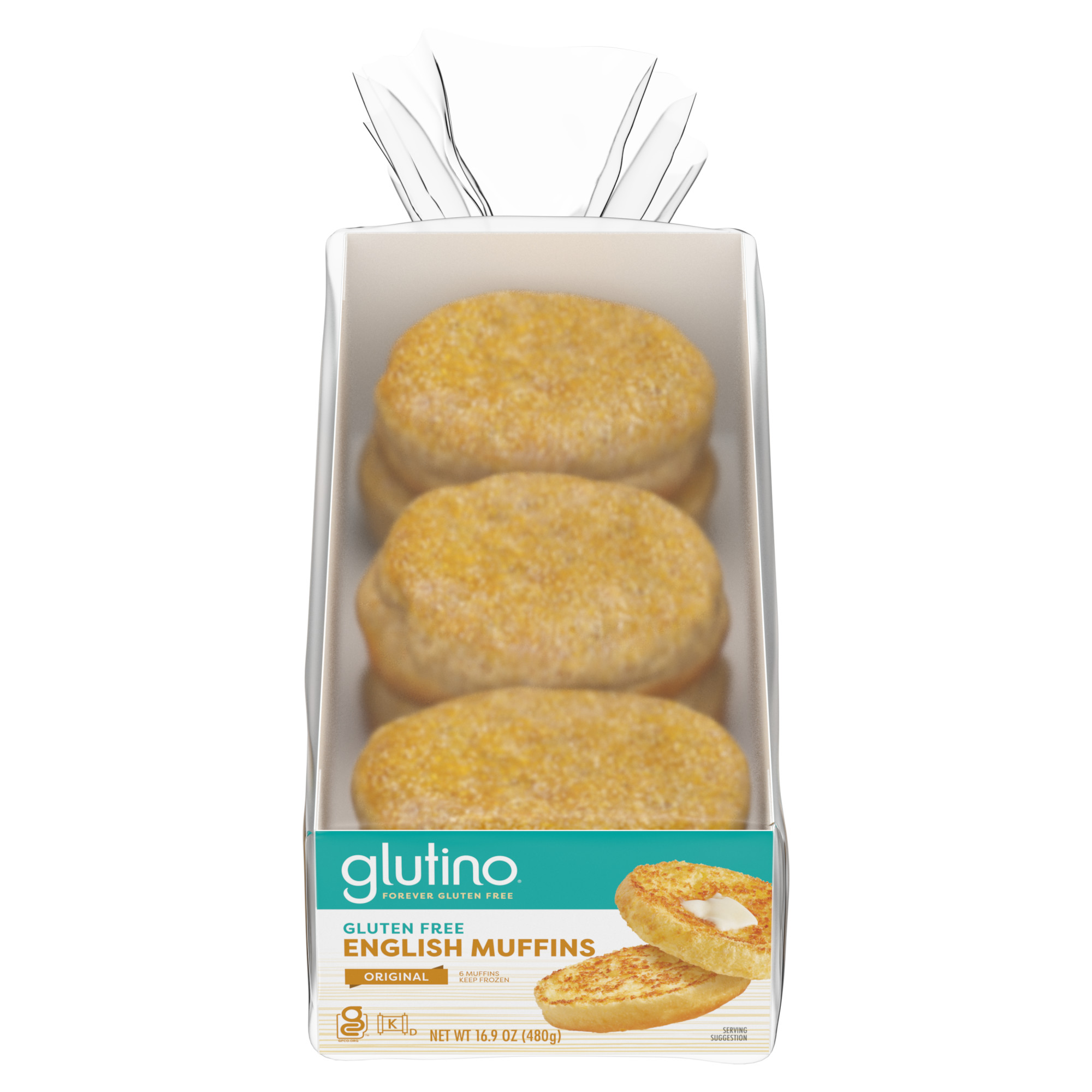Glutino Gluten Free Original English Muffins, Frozen, 16.9 oz. (frozen)