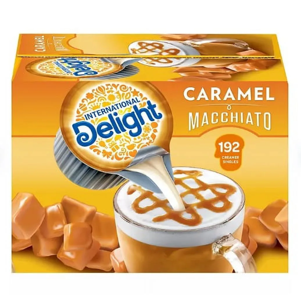 International Delight Liquid Creamer, Caramel Macchiato, 192 Count
