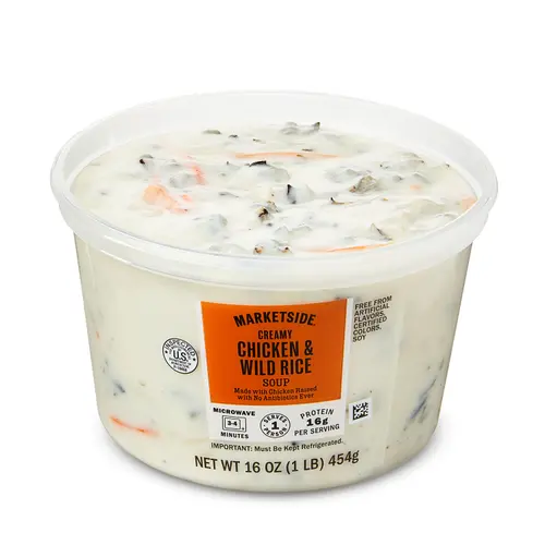 Marketside Creamy Chicken & Wild Rice Soup, Fresh Deli Soup, 16 oz Cup thumbnail 2