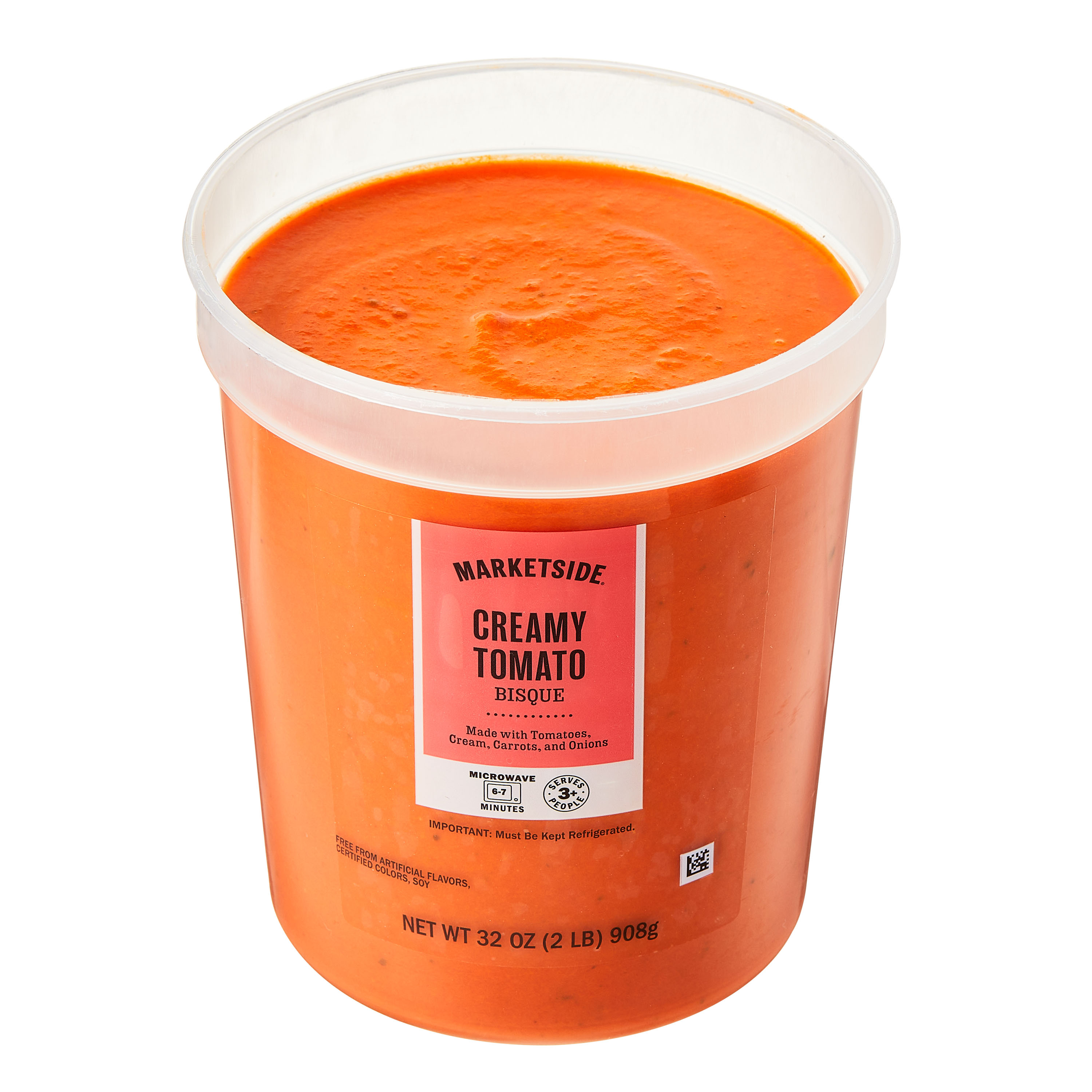 Marketside Creamy Tomato Bisque, Fresh Deli Soup, 32 oz Cup thumbnail 2