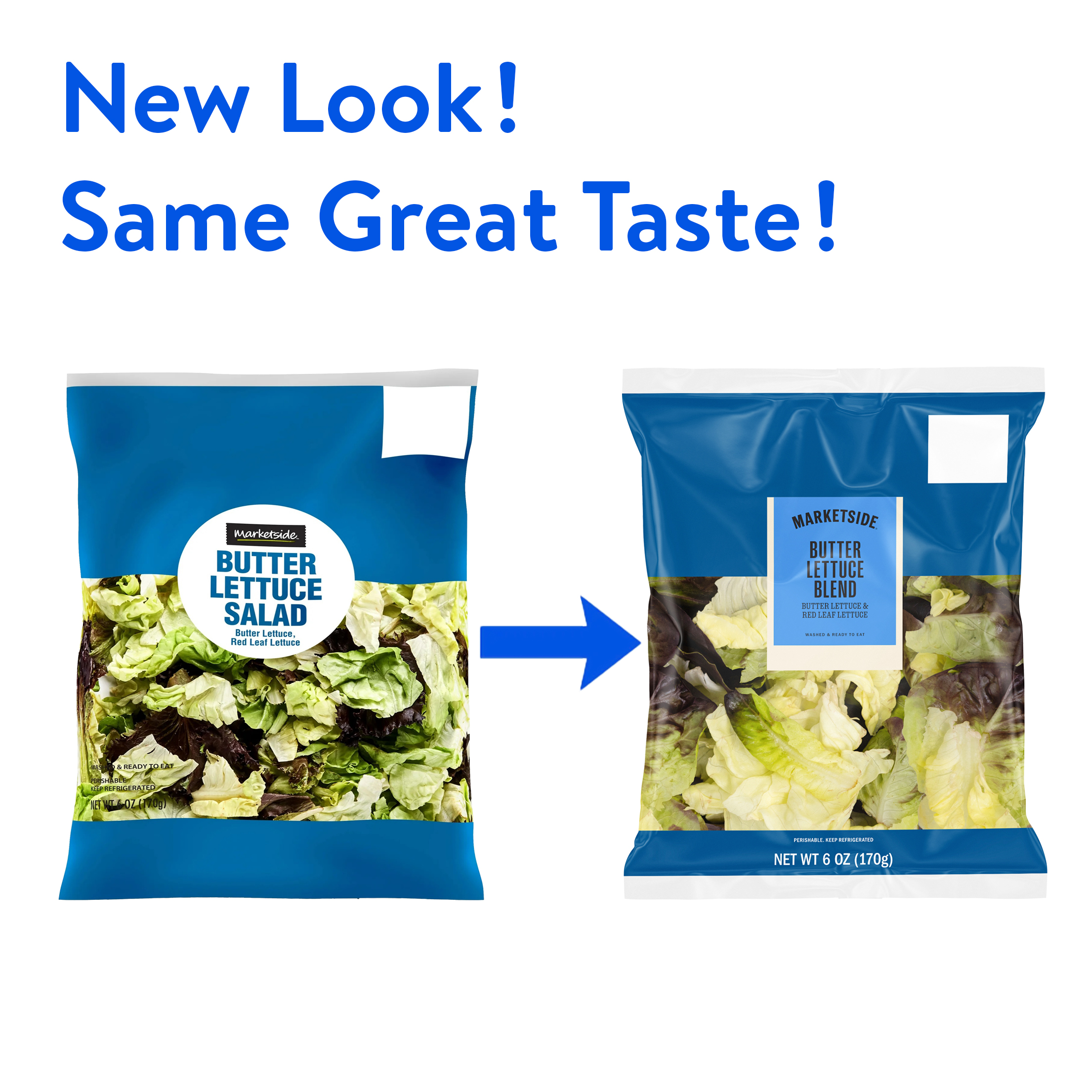 Marketside Butter Lettuce Salad Blend, 6 oz Bag, Fresh thumbnail 2