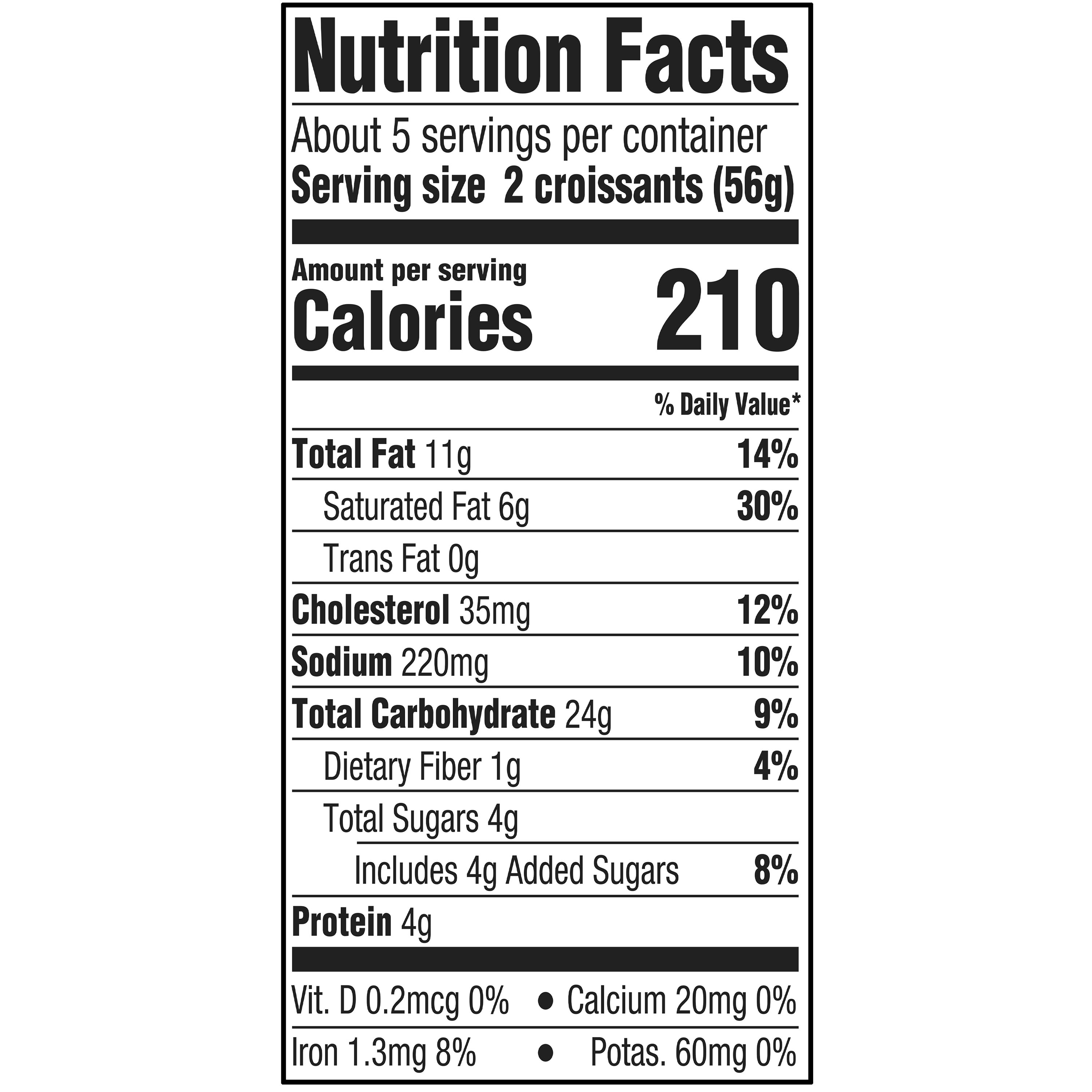 Marketside All Butter Baked Mini Croissants, 10.9 oz, 11 Count thumbnail 4