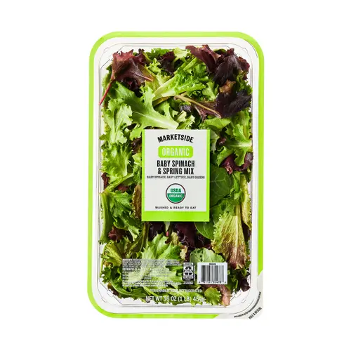 Marketside Organic Fresh Spinach and Spring Mix, 16 oz