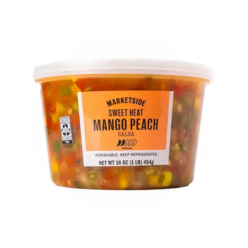Marketside Sweet Heat Mango Peach Salsa, Gluten-Free, 16 oz, Refrigerated thumbnail 4