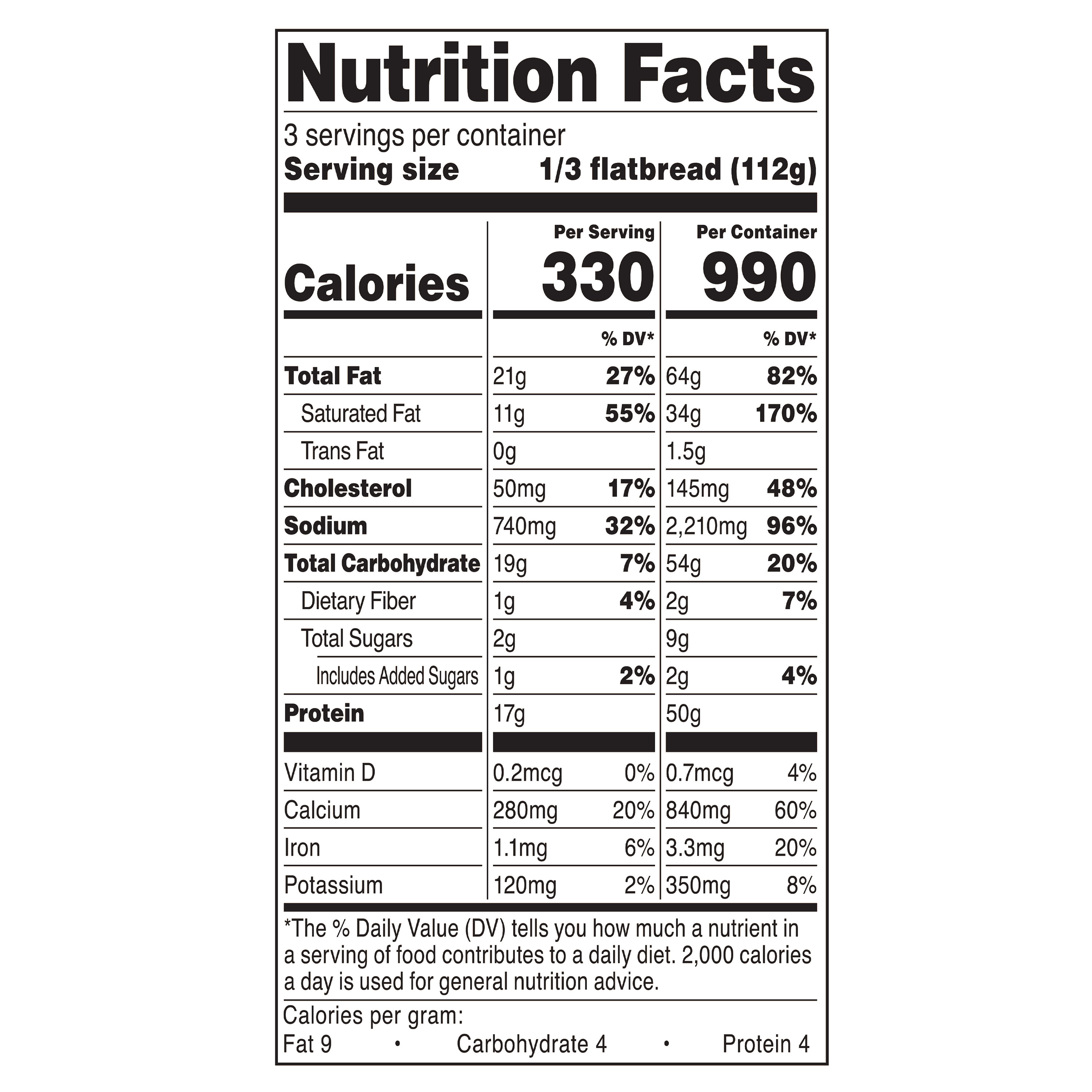 Marketside Pepperoni and Mozzarella Flatbread Pizza, Marinara Sauce, 11.9 oz (Refrigerated) thumbnail 3