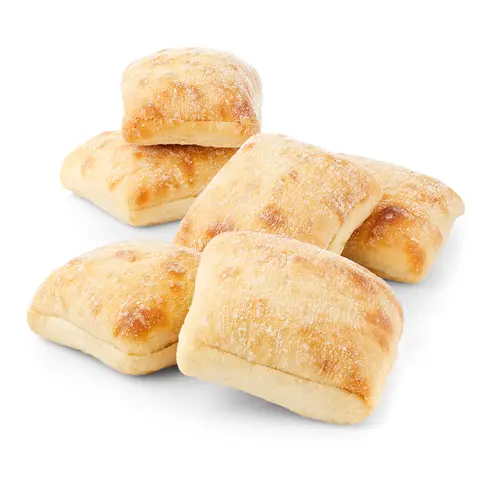 Marketside Italian Style Ciabatta Sandwich Rolls, 18 oz (6 Count), Shelf-Stable thumbnail 4