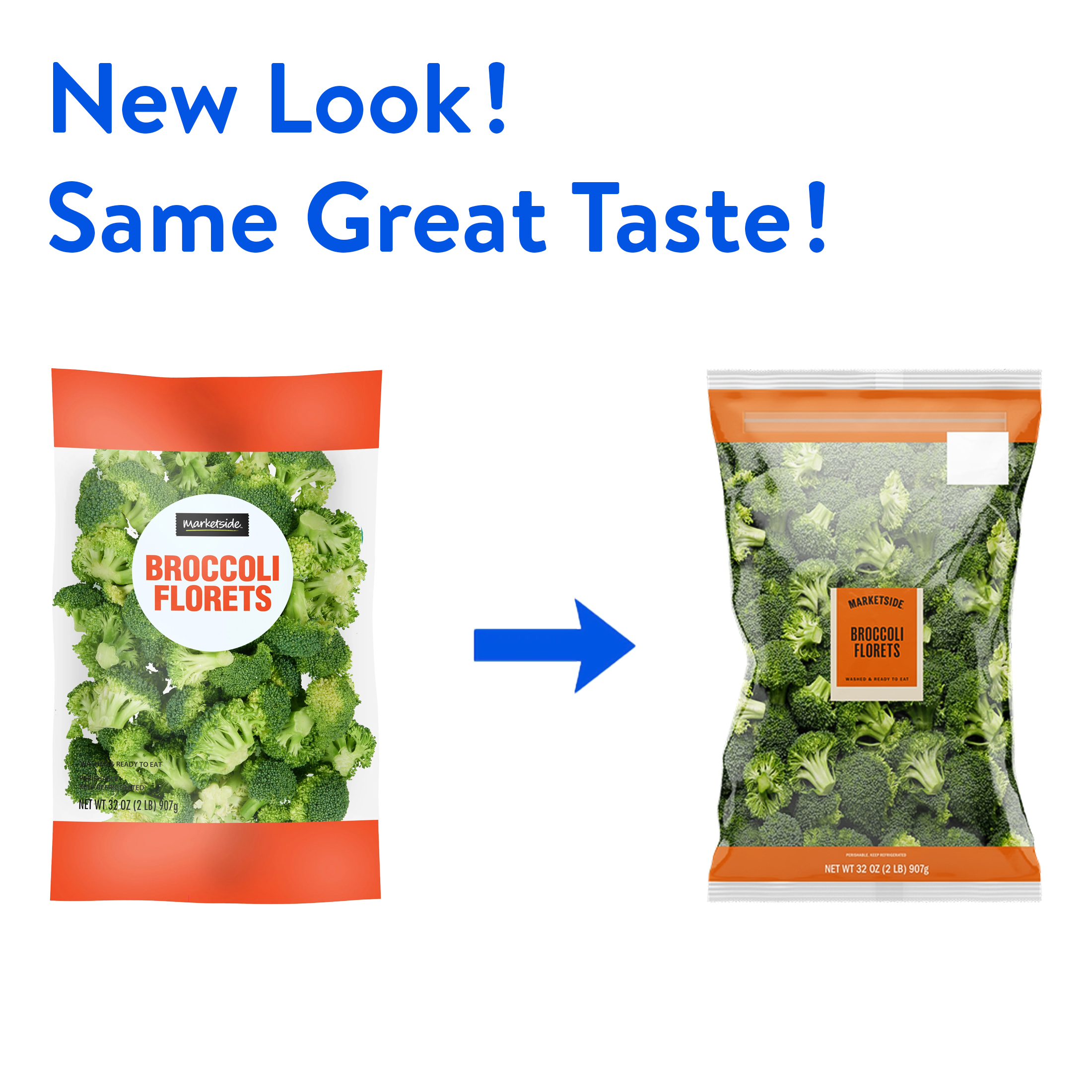 Marketside Fresh Broccoli Florets, 32 oz thumbnail 2