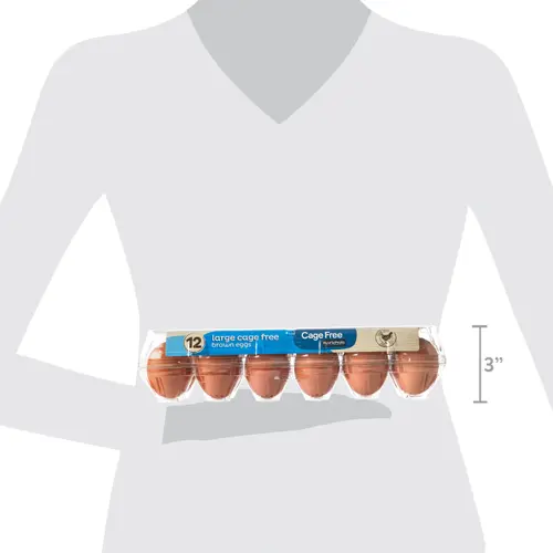 Marketside Large Cage-Free Brown Eggs, 12 Count thumbnail 4