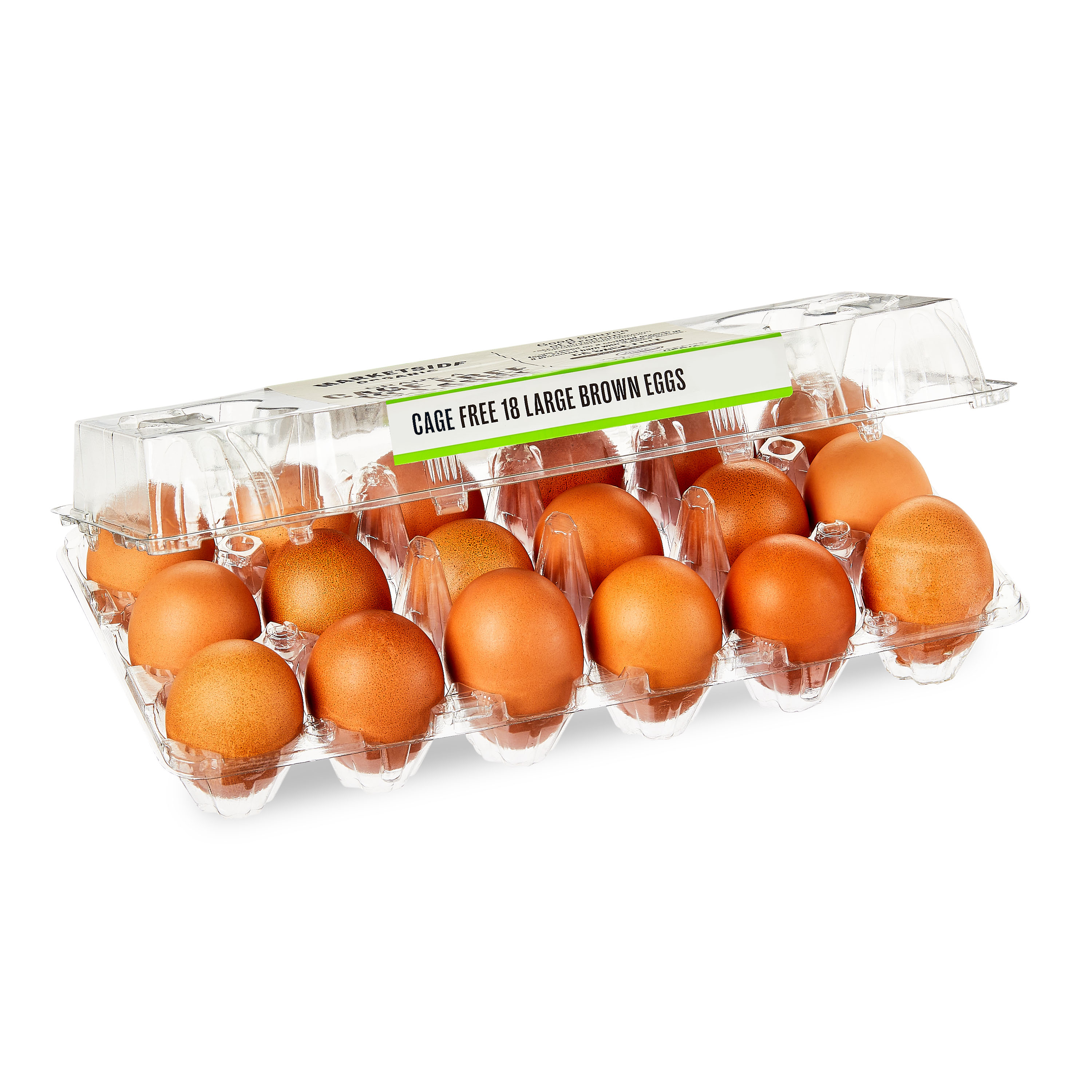 Marketside Organic Cage-Free Brown Large Eggs, 18 Count thumbnail 2