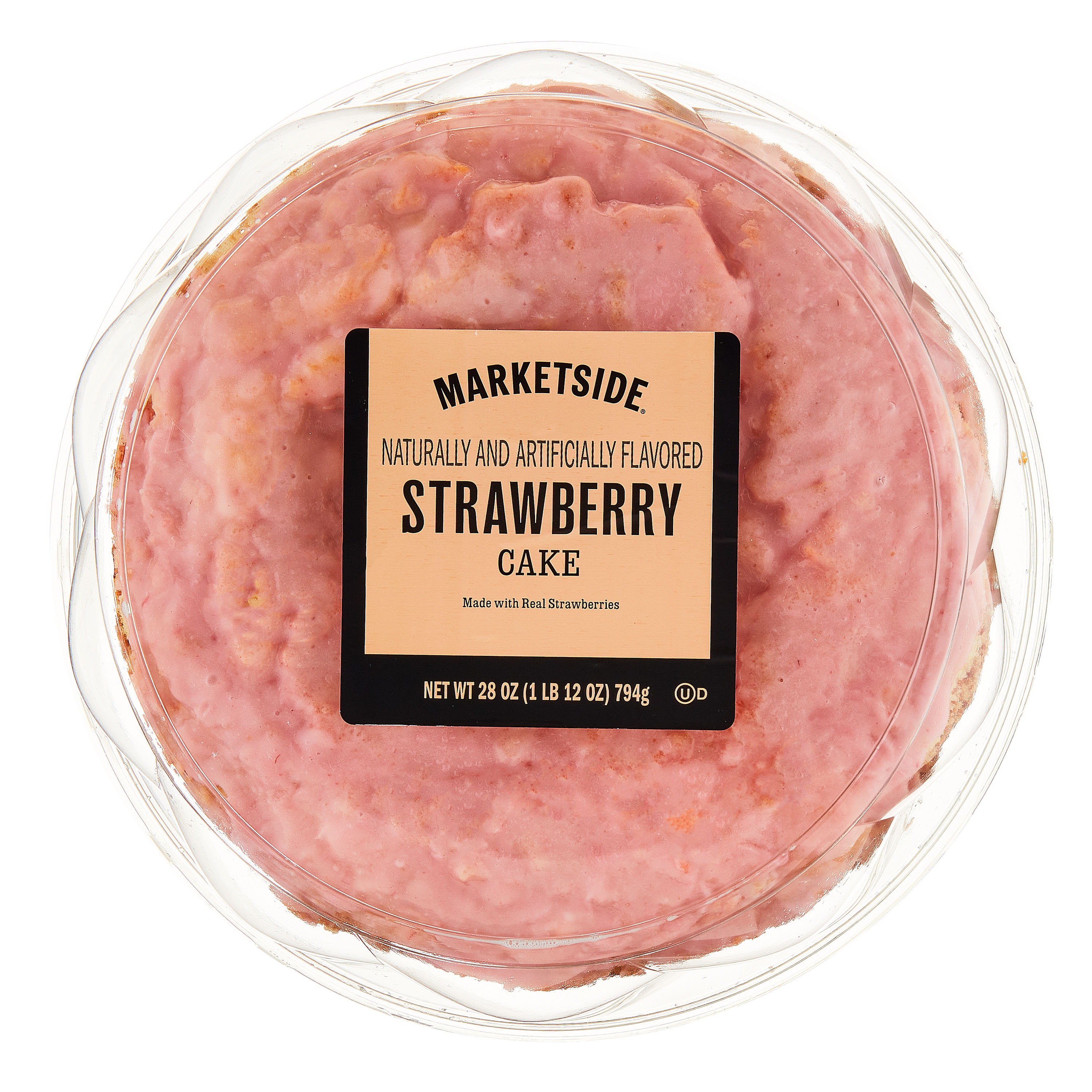 Marketside Strawberry CrÃ¨me Cake, 28 oz (Shelf Stable)