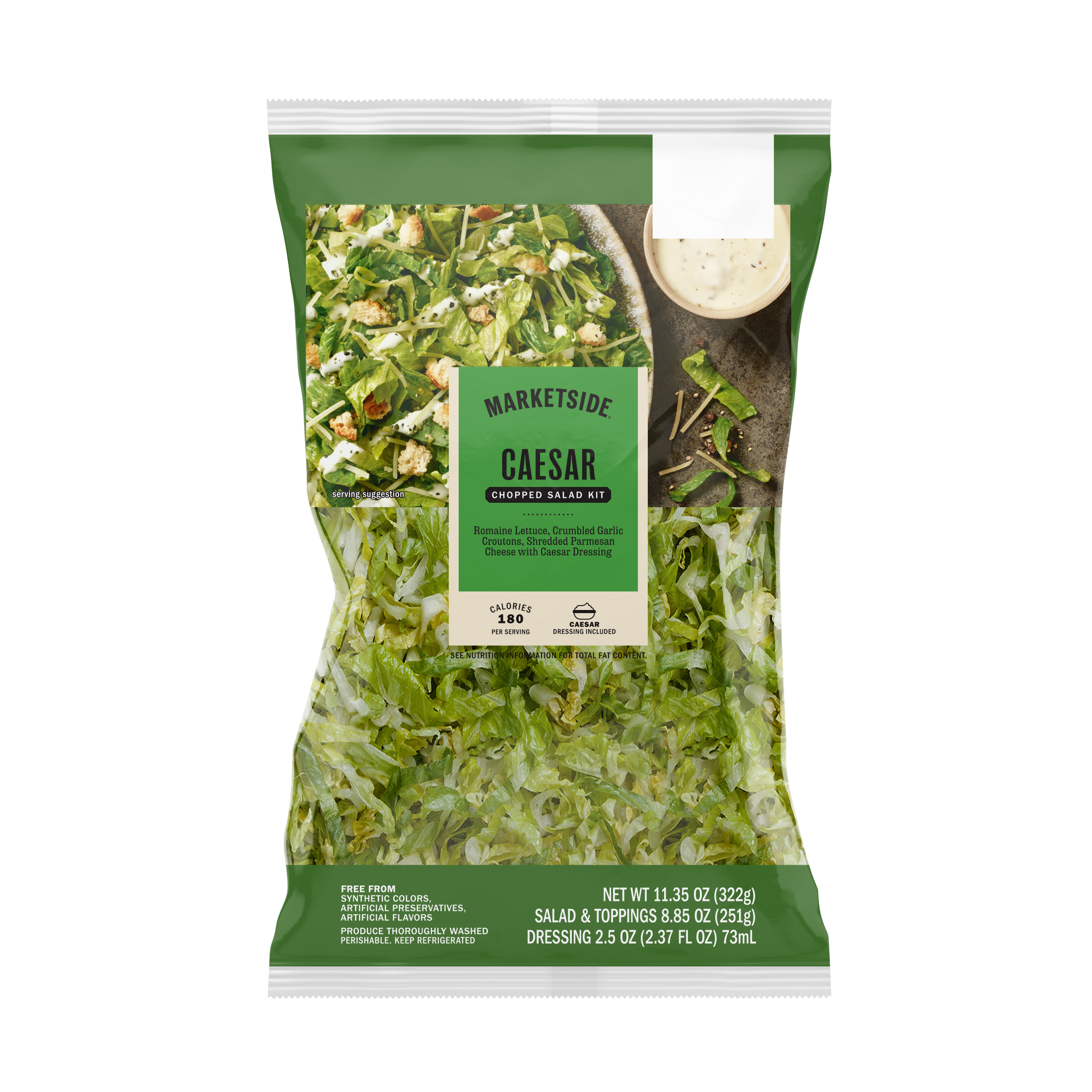 Marketside Caesar Chopped Salad Kit, 8.8 oz Bag, Fresh