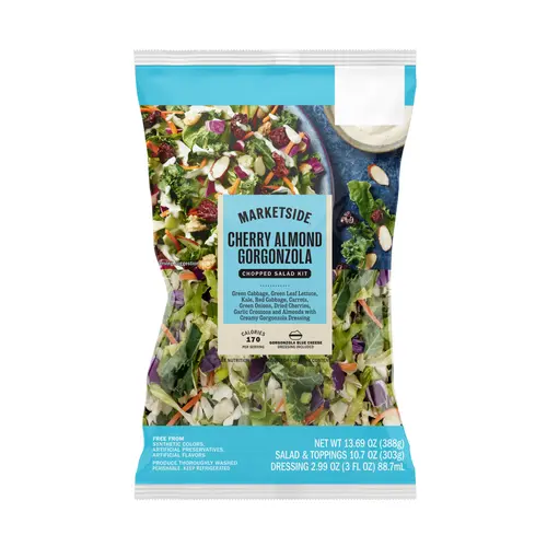 Marketside Cherry Almond Gorgonzola Chopped Salad Kit, 10.7 oz Bag, Fresh