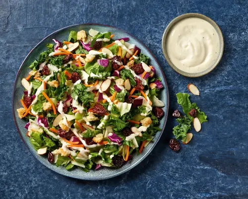 Marketside Cherry Almond Gorgonzola Chopped Salad Kit, 10.7 oz Bag, Fresh thumbnail 4