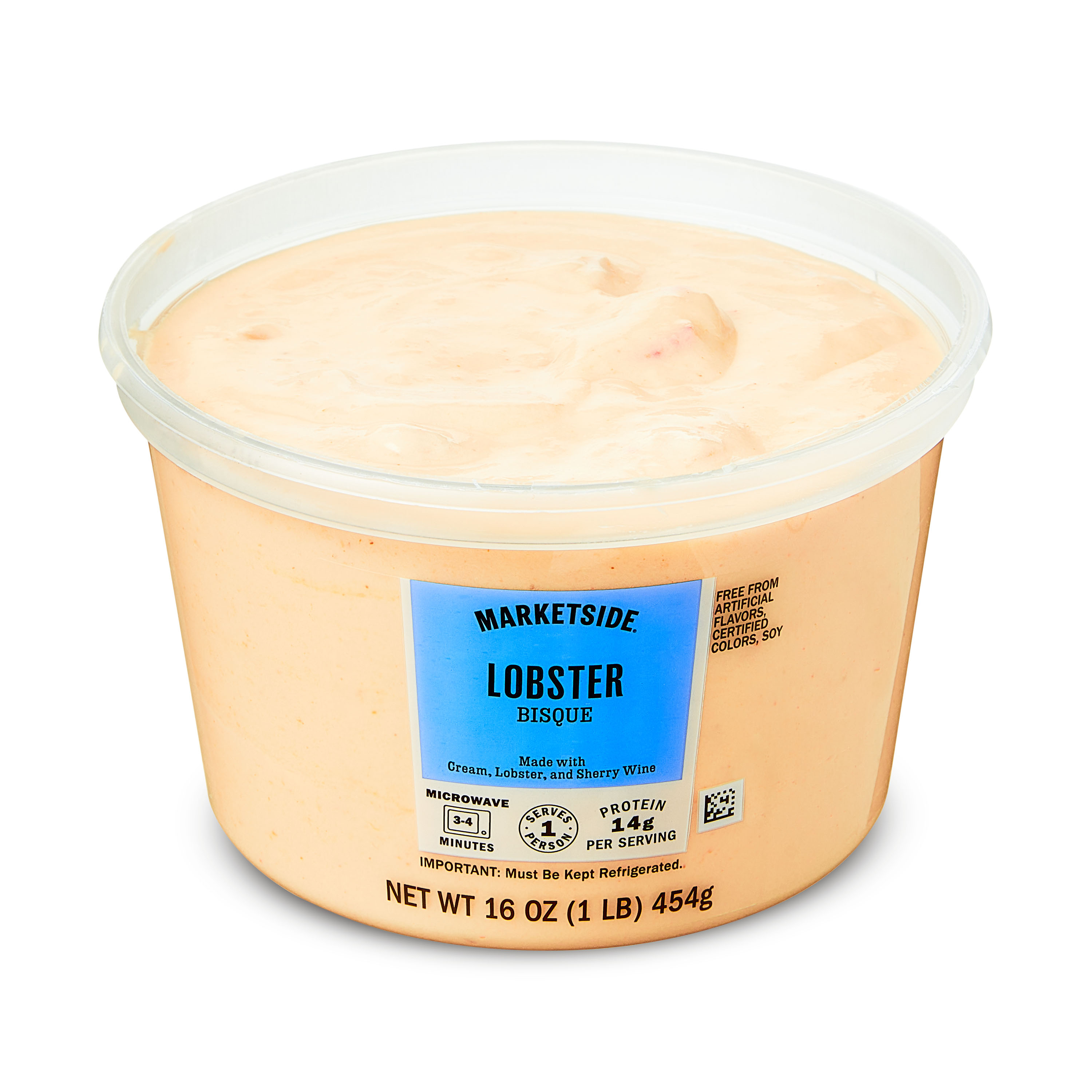 Marketside Lobster Bisque, Fresh Deli Soup, 16 oz Cup thumbnail 2