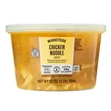 Marketside Chicken Noodle Soup, Fresh Deli Soup, 16 oz Cup