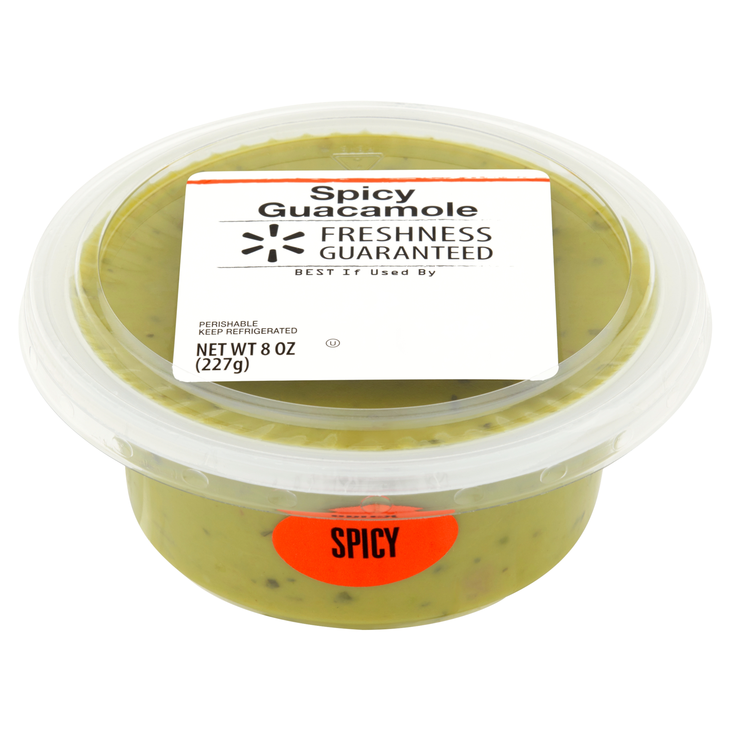 Freshness Guaranteed Guacamole, Spicy, 8 oz Tub