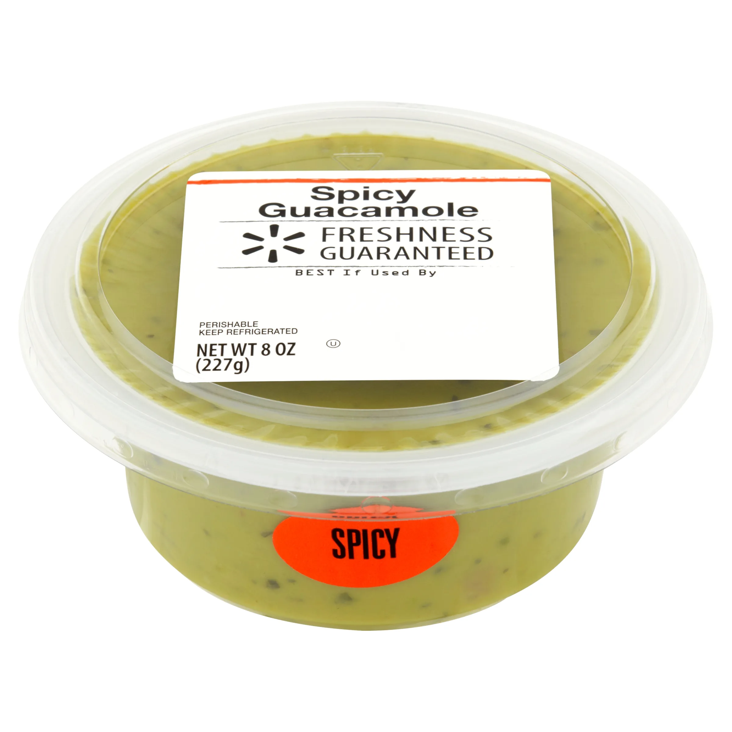 Freshness Guaranteed Guacamole, Spicy, 8 oz Tub