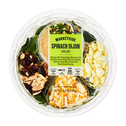 Marketside Spinach Dijon Salad, 4.9 oz Bowl (Fresh)
