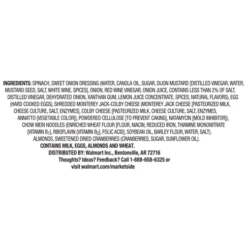 Marketside Spinach Dijon Salad, 4.9 oz Bowl (Fresh) thumbnail 4