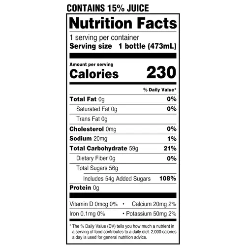 Great Value Strawberry Lemonade, 16 fl oz thumbnail 3