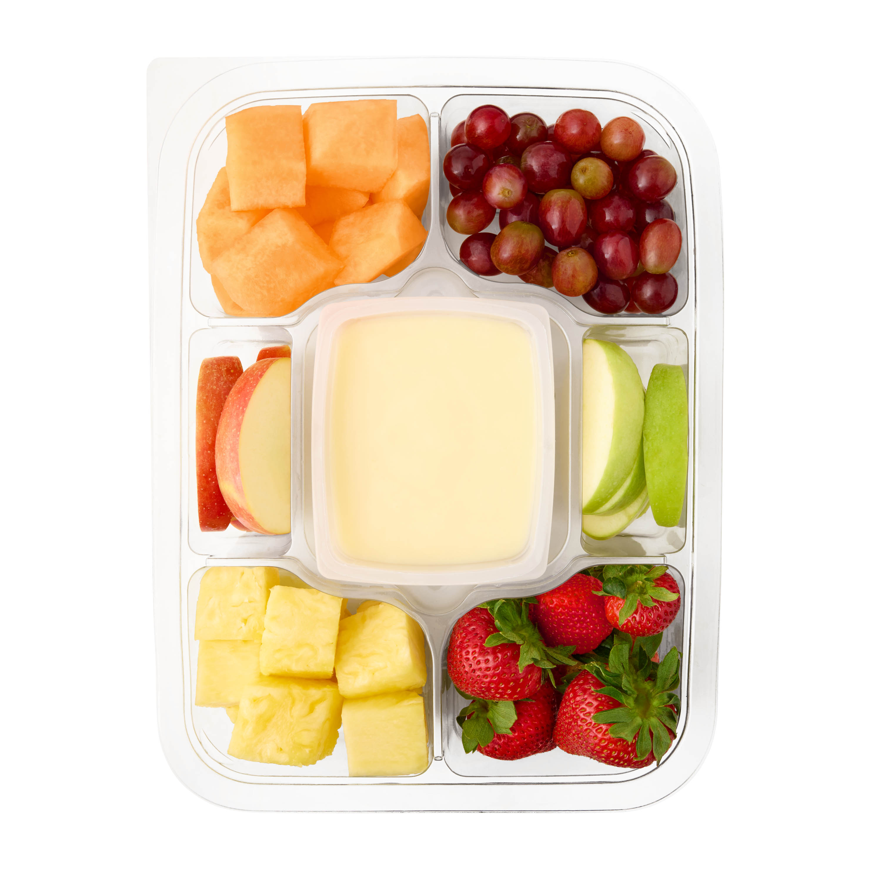 Freshness Guaranteed Fresh Cut Fruit Tray with Vanilla Dip, 48 oz
