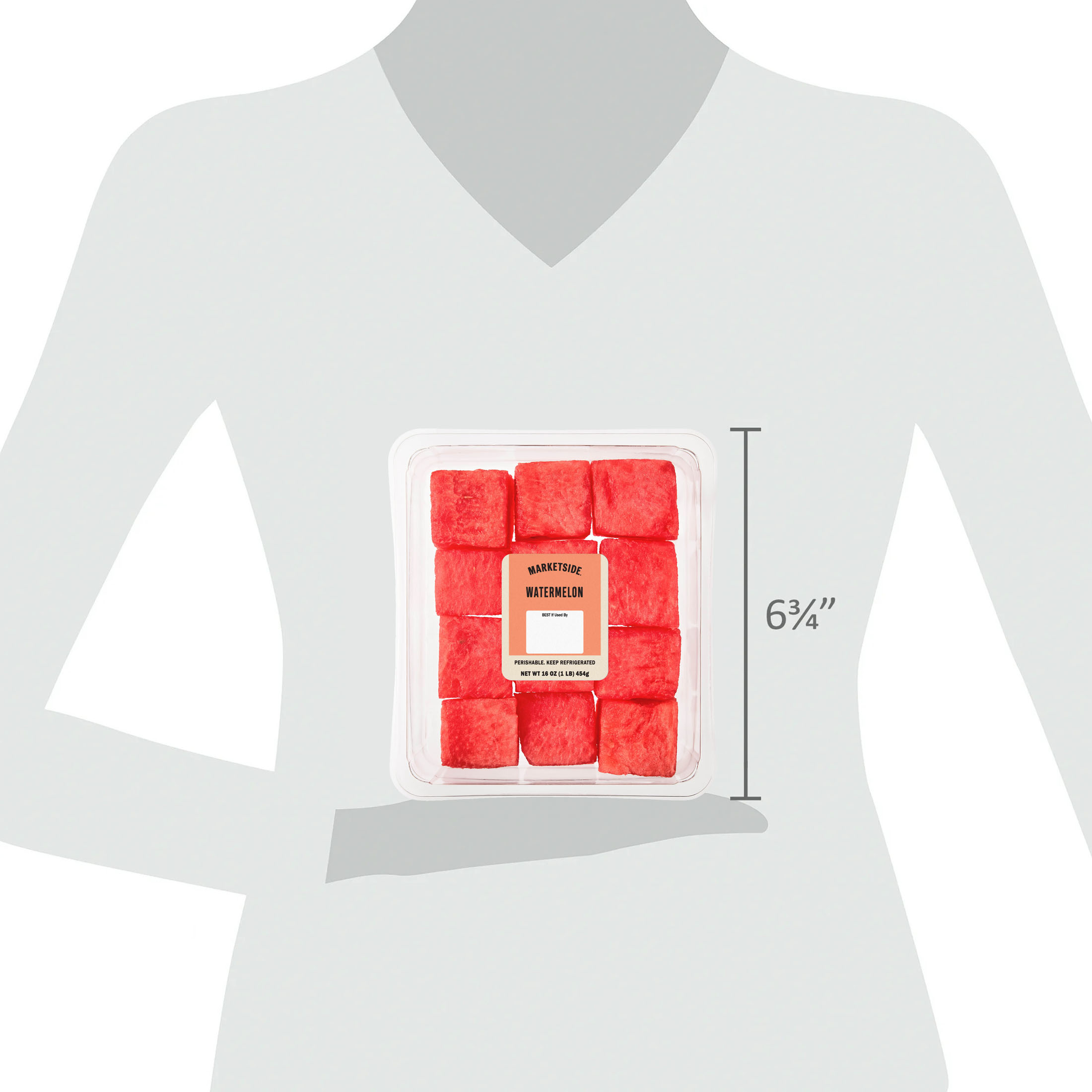 Marketside Fresh Cut Watermelon, 16 oz Tray thumbnail 4