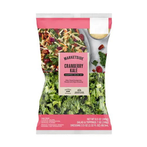 Marketside Kale Pecan Cranberry Chopped Salad Kit, 7 oz Bag, Fresh