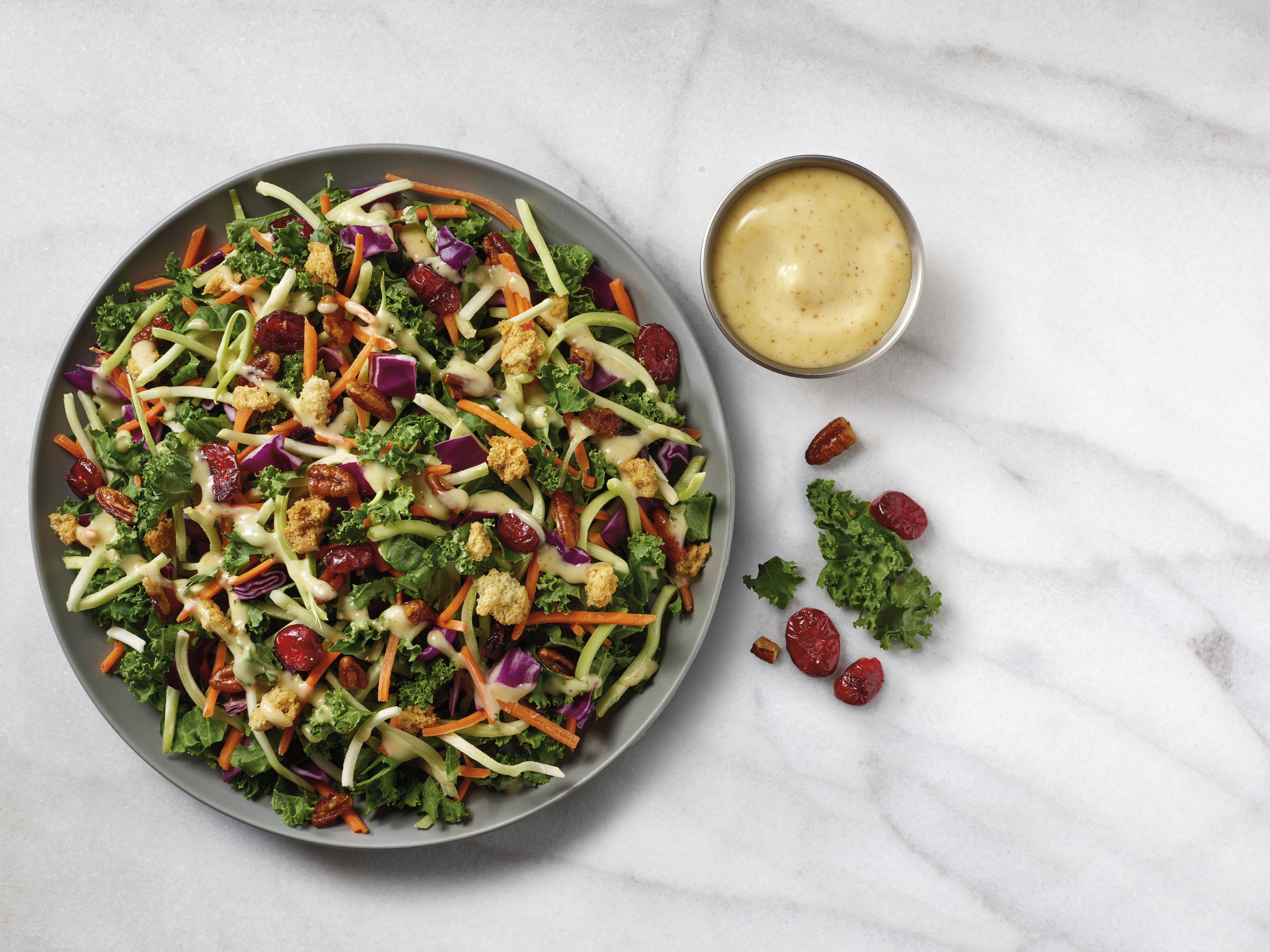 Marketside Kale Pecan Cranberry Chopped Salad Kit, 7 oz Bag, Fresh thumbnail 4