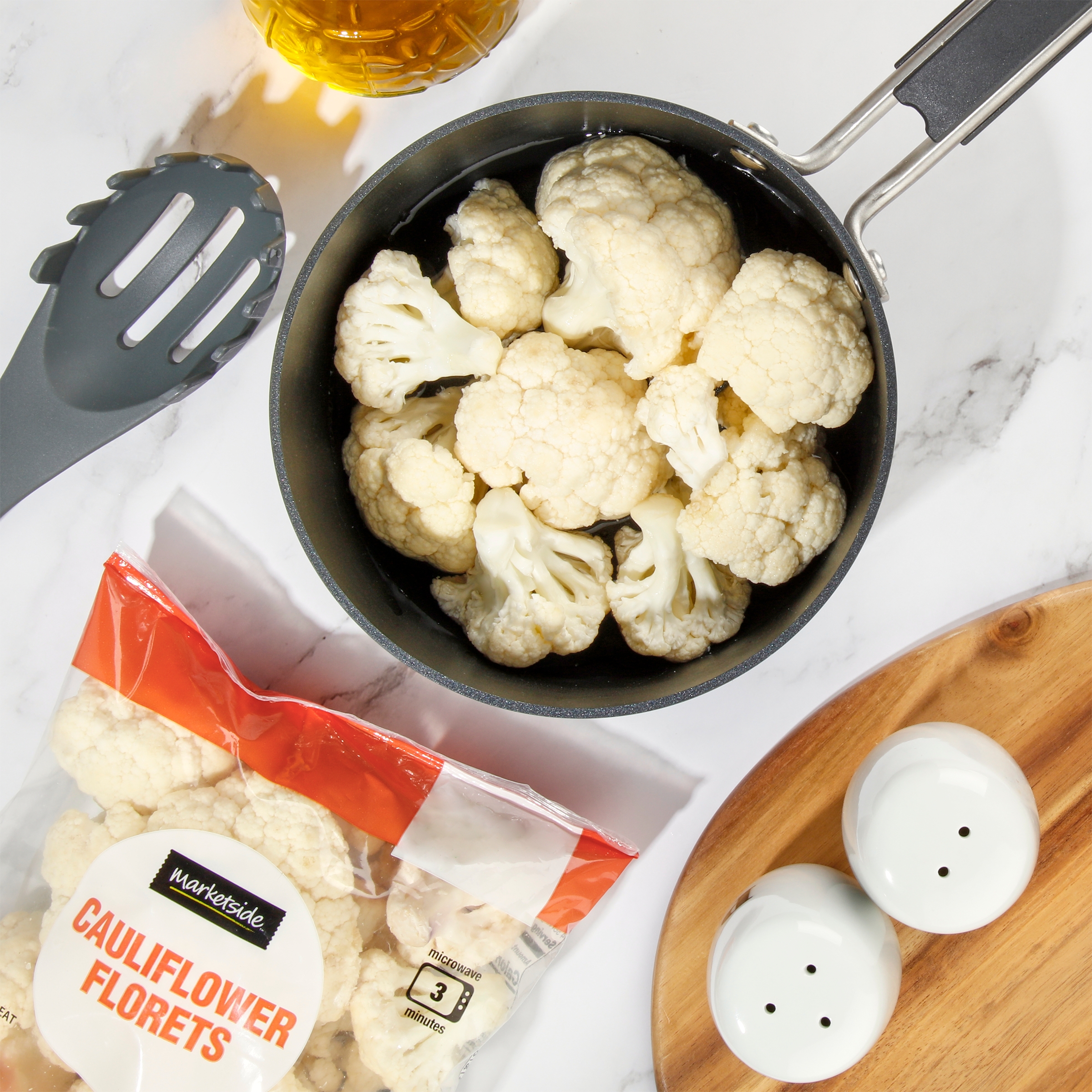 Marketside Fresh Cauliflower Florets, 12 oz thumbnail 3