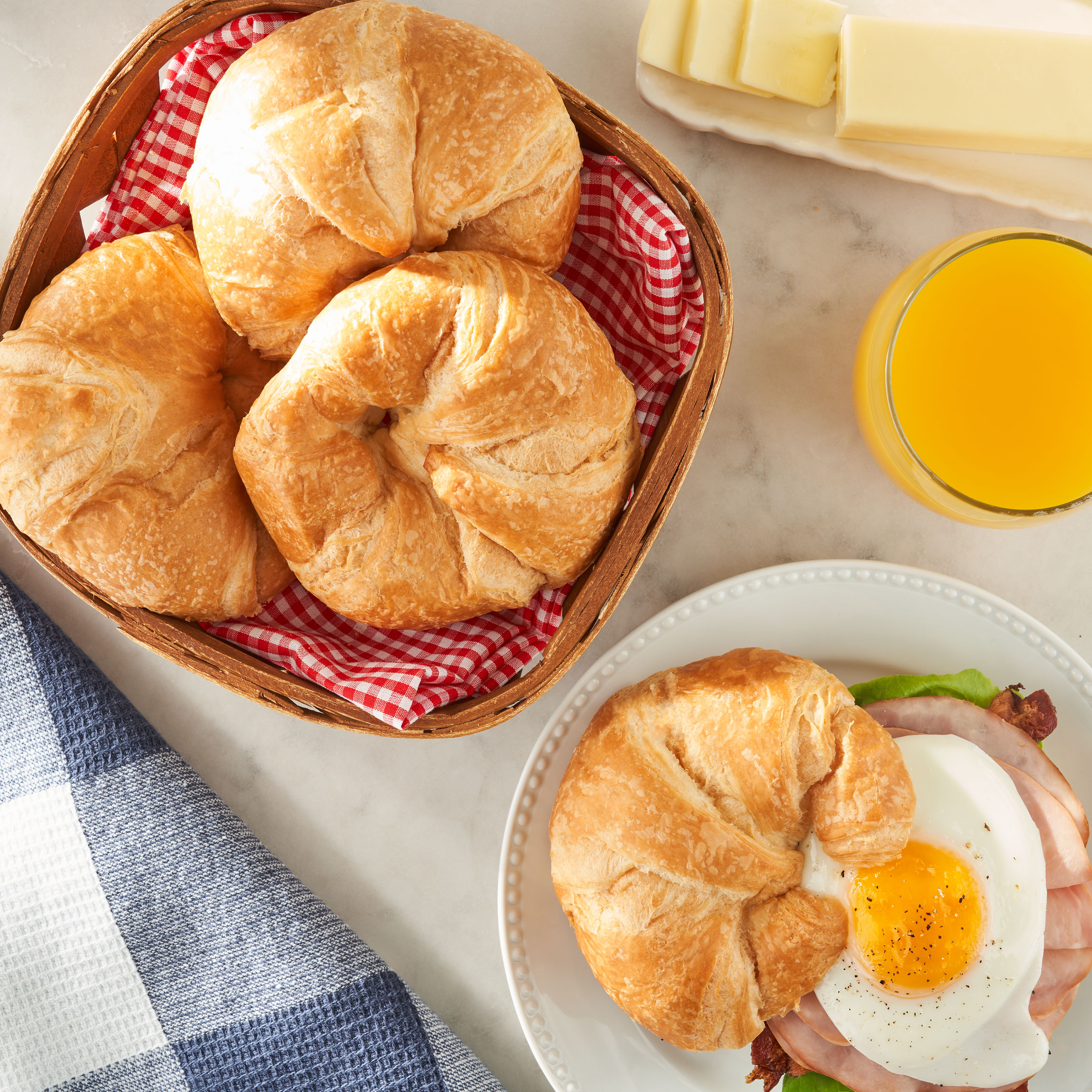 Marketside All Butter Whole Croissants, 9.17 oz, 4 Count thumbnail 3