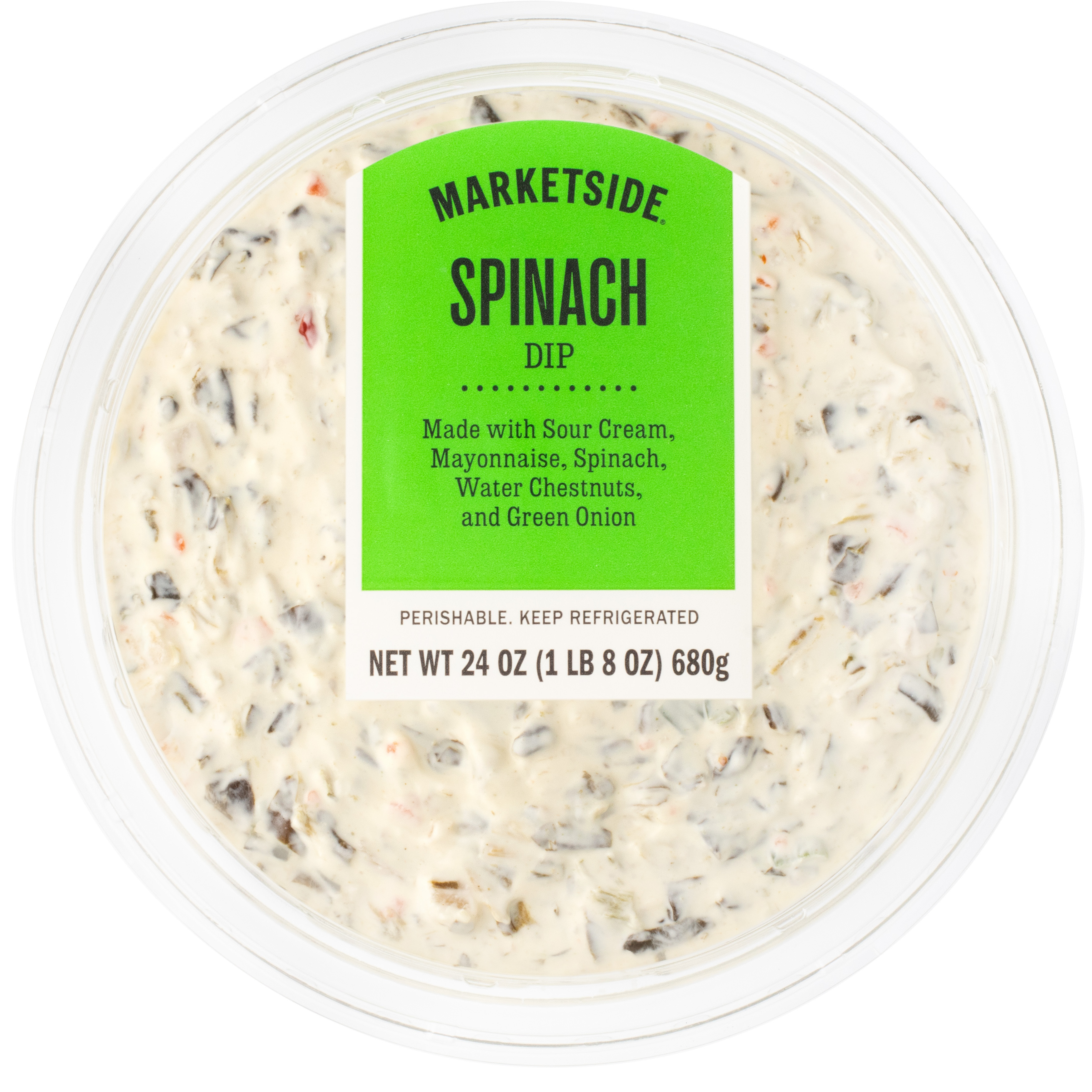 Marketside Spinach Dip, 24 oz, 1 Count (Refrigerated)