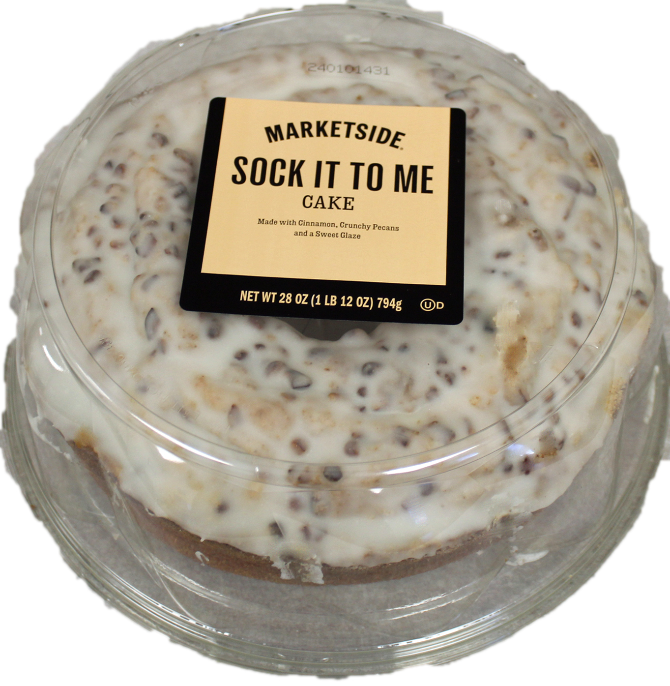 Marketside Sock It to Me CrÃ¨me Cake (Vanilla & Cinnamon), 28 oz (Shelf Stable)