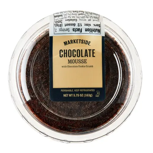 Marketside Chocolate Mousse Dessert Cup, Cookie Crumble Topping, 5.75oz