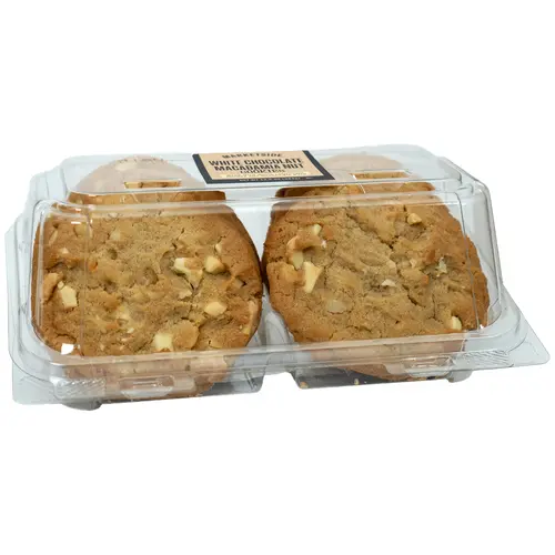 Marketside Decadent White Chocolate Macadamia Nut Baked Cookies, 13.5 oz, 6 Count thumbnail 2