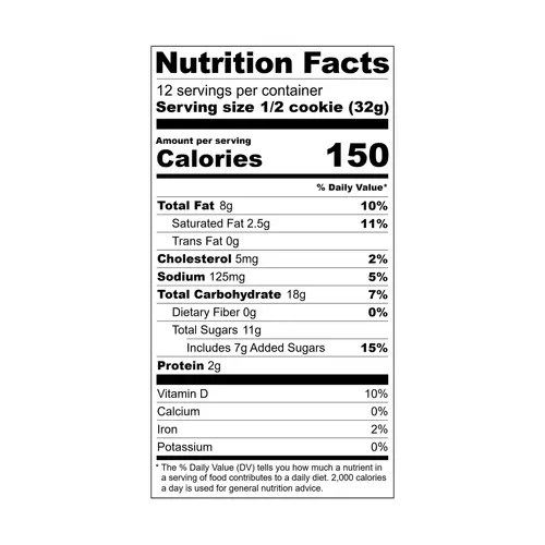 Marketside Decadent White Chocolate Macadamia Nut Baked Cookies, 13.5 oz, 6 Count thumbnail 4