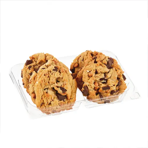 Marketside Decadent Peanut Butter Chocolate Chunk Baked Cookies, 13.5 oz, 6 Count thumbnail 2