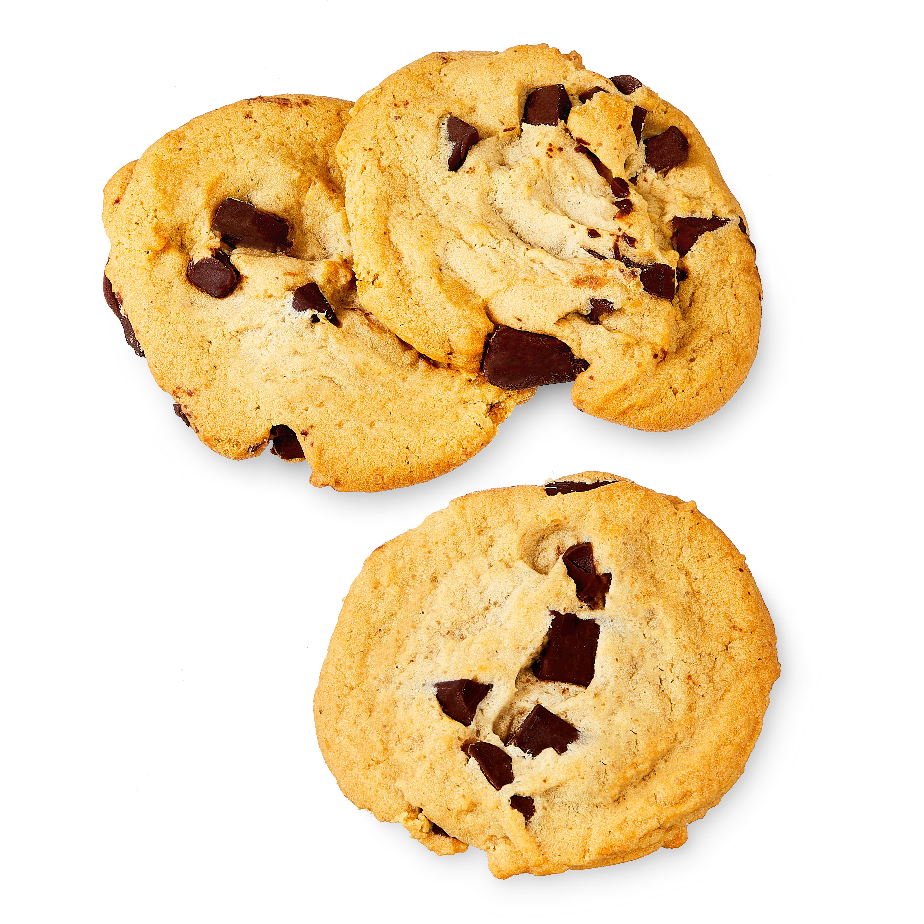 Marketside Chocolate Chunk Decadent Baked Cookies, 3.75 oz, 3 Count thumbnail 2