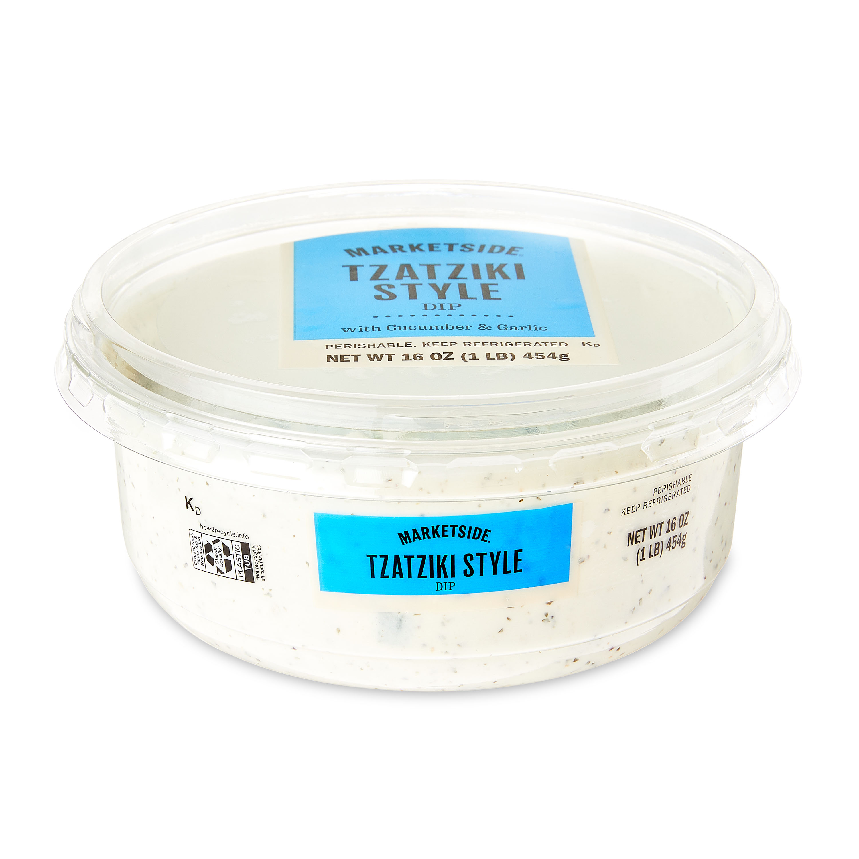 Marketside Tzatziki Style Dip, 16 oz, Refrigerated, Contains Milk