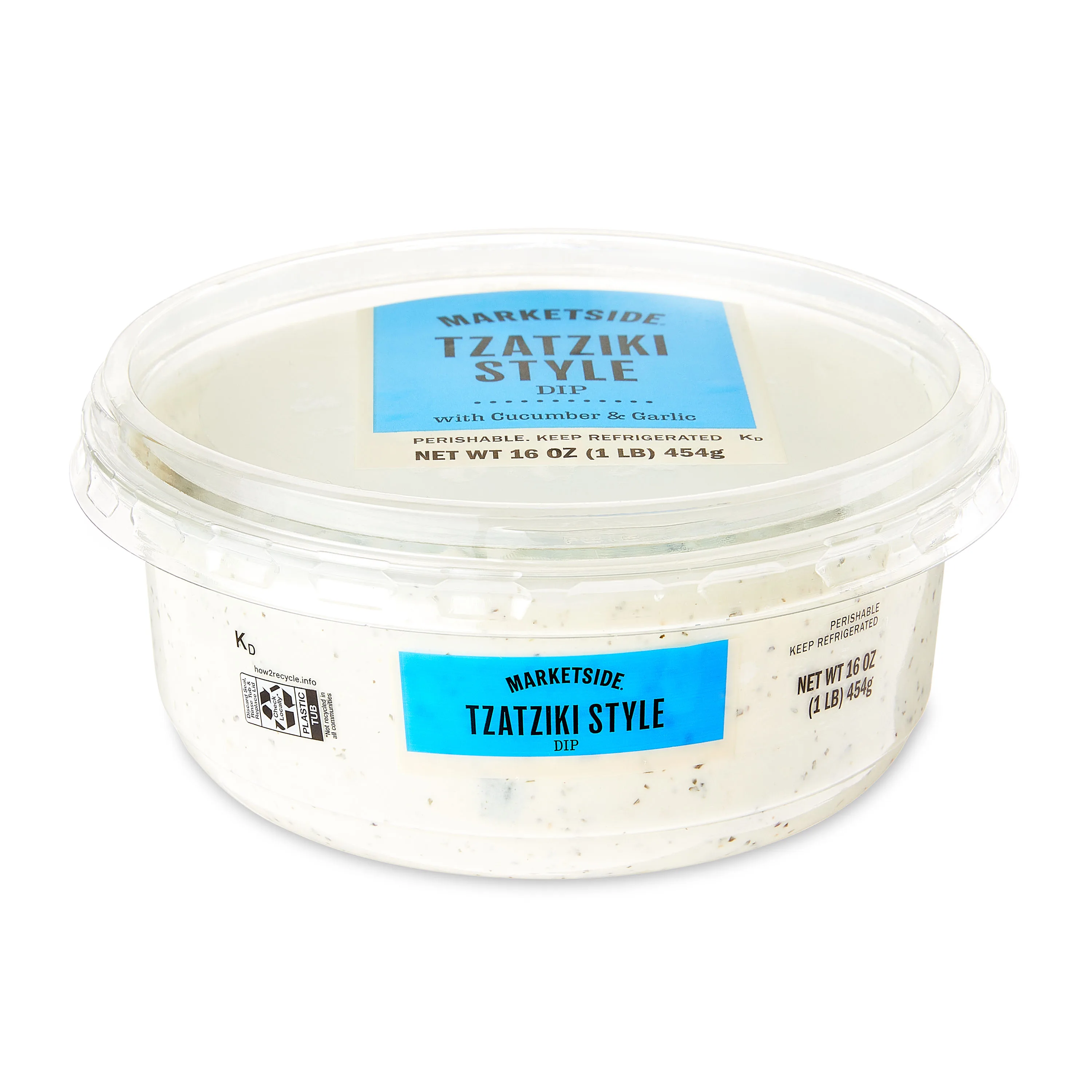 Marketside Tzatziki Style Dip, 16 oz, Refrigerated, Contains Milk