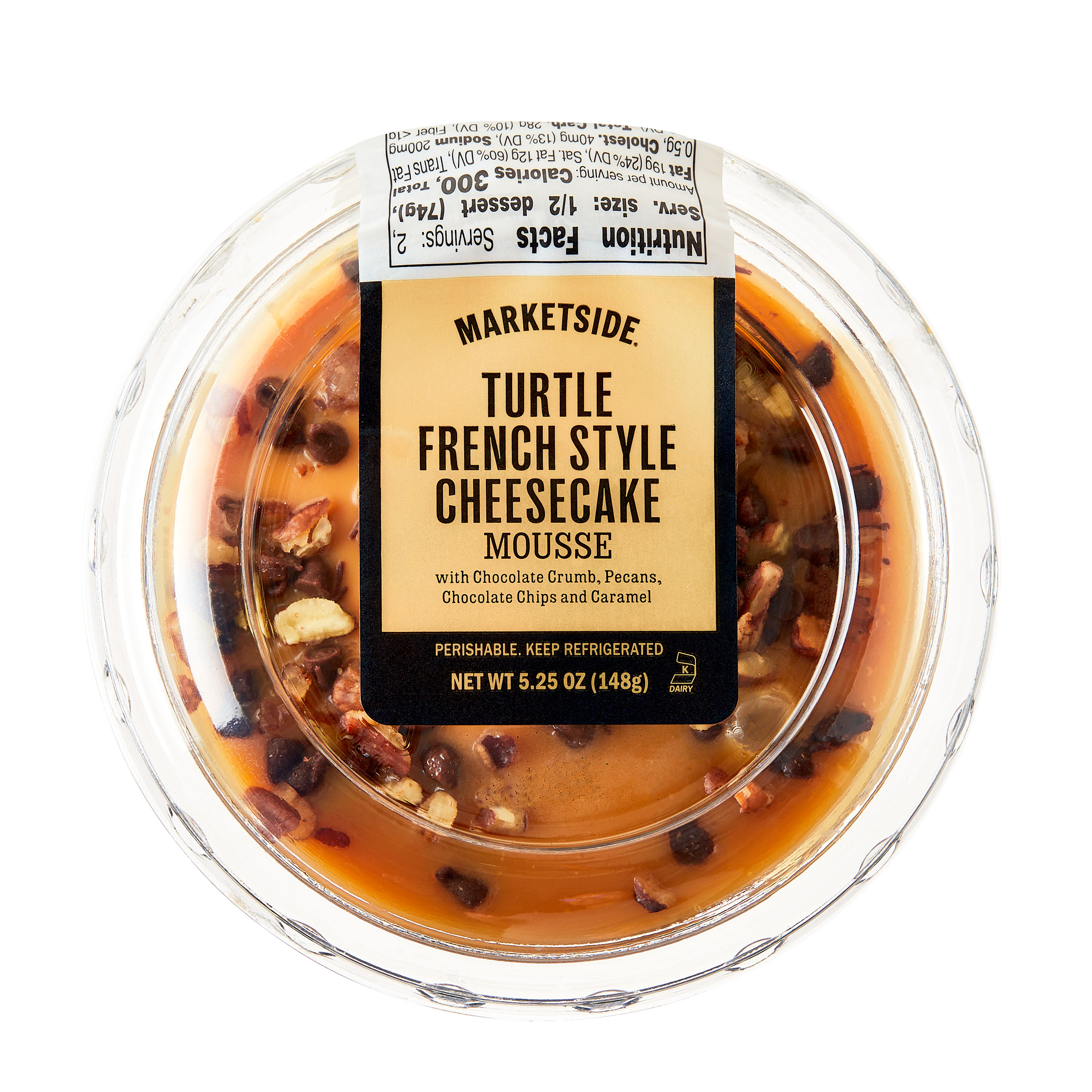 Marketside Turtle French Style Cheesecake Mousse, 5.25 oz