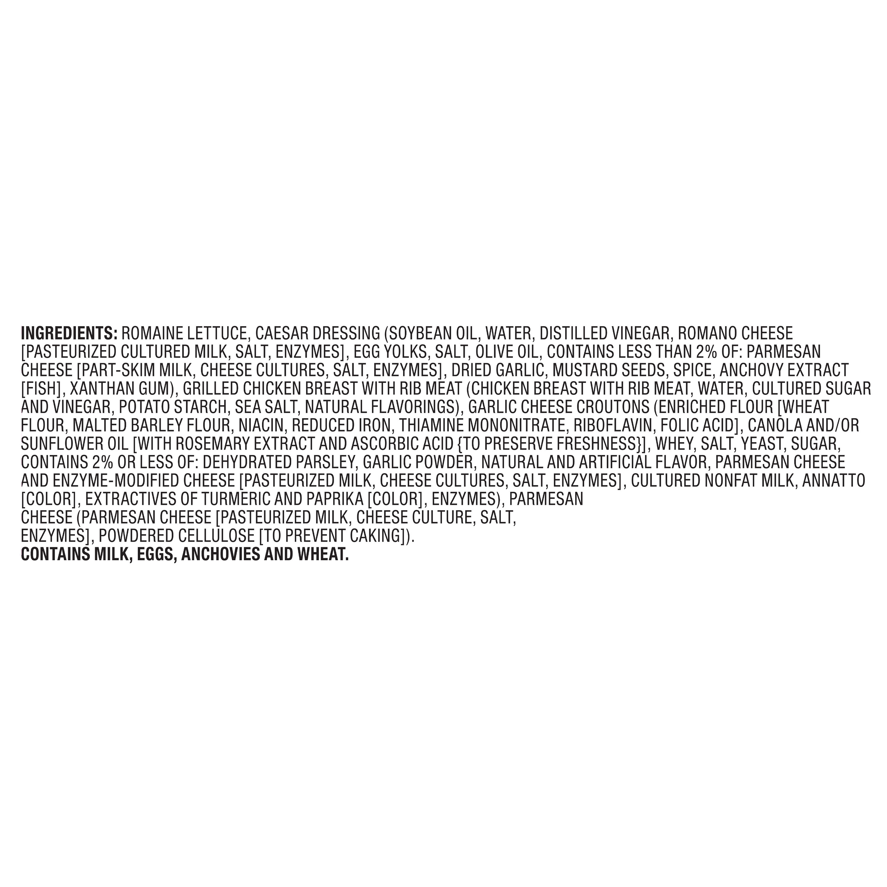 Marketside Chicken Caesar Salad, 12.1 oz, Fresh Deli thumbnail 4