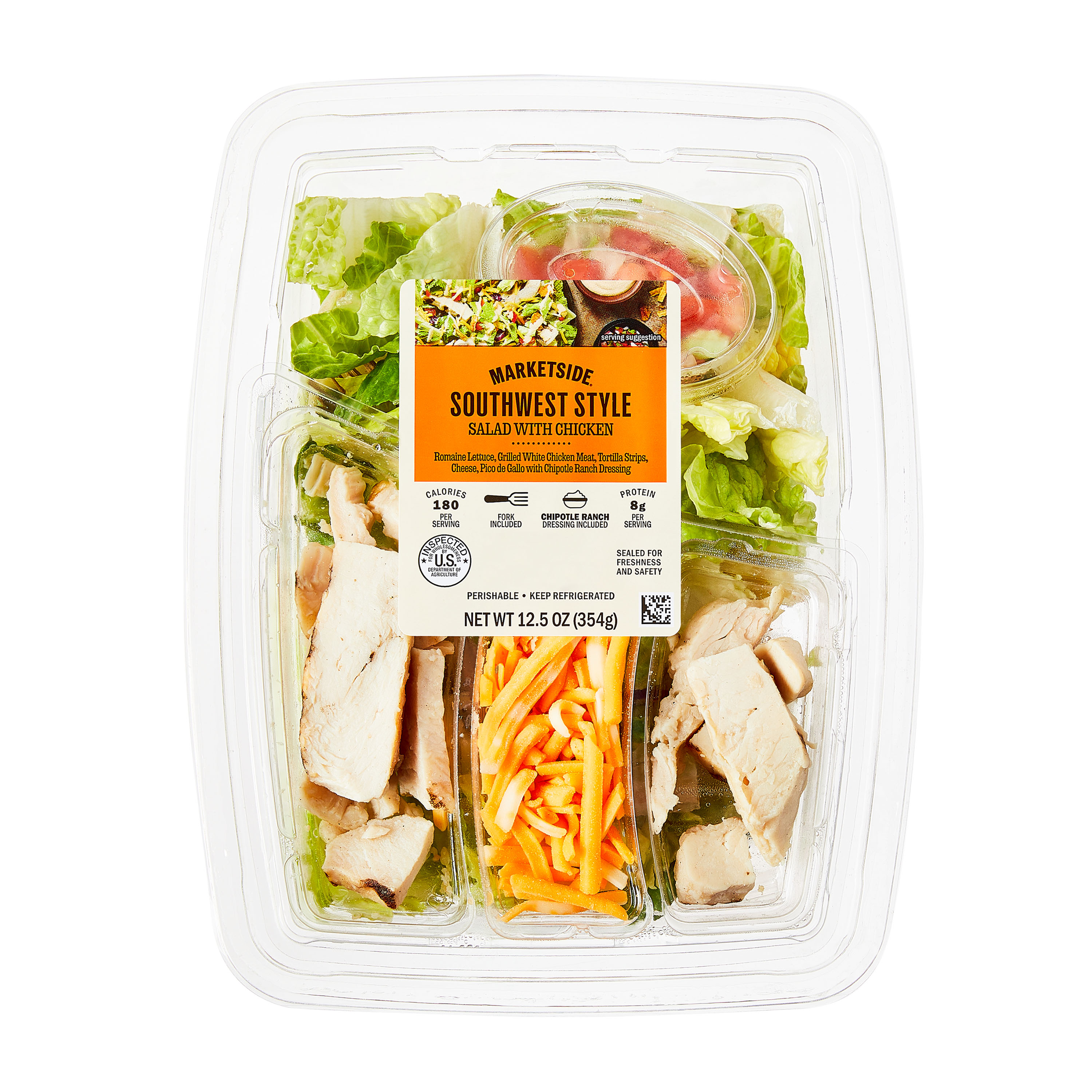 Marketside Southwest Style Salad, 12.5 oz, Fresh Deli