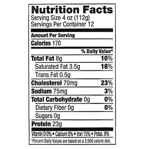 Marketside Organic Grass-Fed Ground Beef, 93% Lean/ 7% Fat, 1 lb, 3 Count thumbnail 4